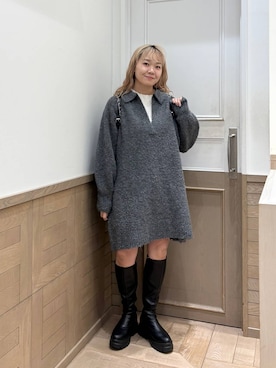 「アイテム（Tシャツ/カットソー）」を使った、ざっきーさん（レディース・158cm・30代）の秋コーディネート