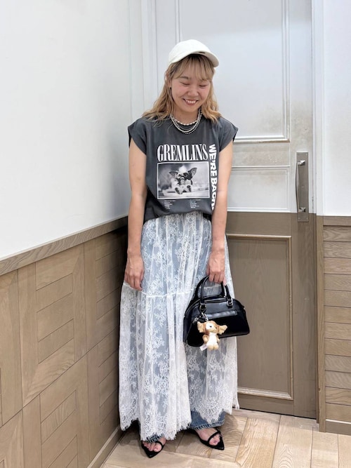 セール】レースボリュームスカート 290863（スカート）｜LOWRYS FARM