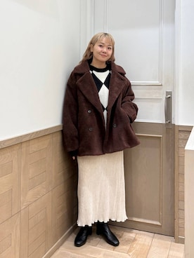 「アイテム（その他アウター）」を使った、ざっきーさん（レディース・158cm・30代）の秋コーディネート