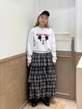 「アイテム（キャップ）」を使った、ざっきーさん（レディース・158cm・30代）の秋コーディネート