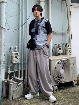 「MM6 Maison Margiela（ｴﾑｴﾑｼｯｸｽ ﾒｿﾞﾝ ﾏﾙｼﾞｪﾗ）のアイテム」を使った、［ Ushio ］さん（メンズ・175cm）の春コーディネート