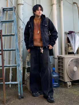 Ushioさん（メンズ・175cm）の冬コーディネート