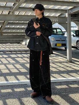 「JOHN LAWRENCE SULLIVAN（ジョンローレンスサリバン）のアイテム」を使った、Ushioさん（メンズ・175cm）の春コーディネート