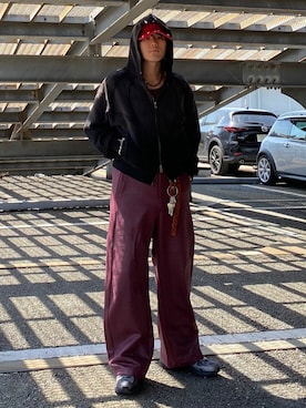 「GRANCY（グランシー）のアイテム（キャップ）」を使った、Ushioさん（メンズ・175cm）の春コーディネート