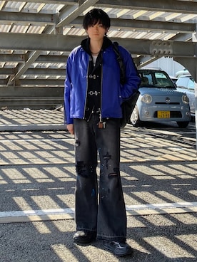 「JOHN LAWRENCE SULLIVAN（ジョンローレンスサリバン）のアイテム」を使った、Ushioさん（メンズ・175cm）の春コーディネート