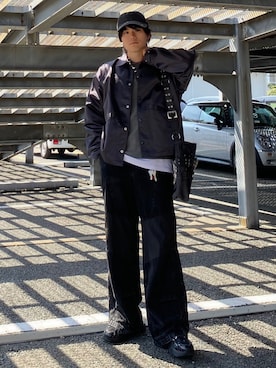 「アイテム（その他アウター）」を使った、Ushioさん（メンズ・175cm）の春コーディネート