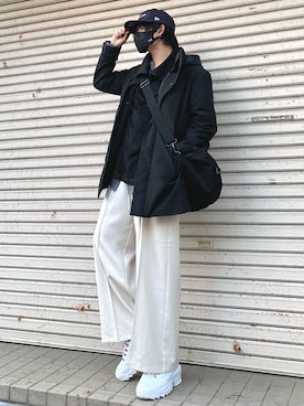 「チュニック」｜Ushioさん（メンズ・175cm）の冬コーディネート