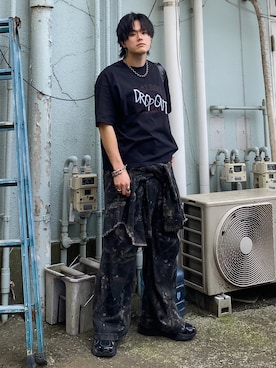 「GRANCY（グランシー）のアイテム」を使った、Ushioさん（メンズ・175cm）の春コーディネート
