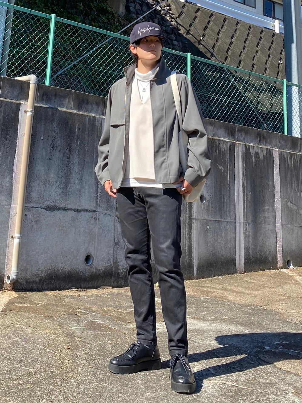 未使用　ジョンローレンスサリバン　 PRINT EARHOOK HI-NEC JOHN LAWRENCE SULLIVAN tシャツ PRINT EARHOOK HI-NECK TOP