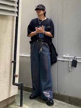 「ANDER HUNK（アンダーハンク）のアイテム」を使った、［ Ushio ］さん（メンズ・175cm）の春コーディネート