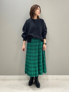 「ブーツコーデ」｜「アイテム（その他）」を使った、riiさん（レディース・151cm）の冬コーディネート