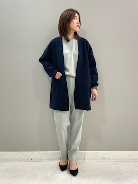 「リラックスコーデ」｜「アイテム（その他）」を使った、riiさん（レディース・151cm）の冬コーディネート