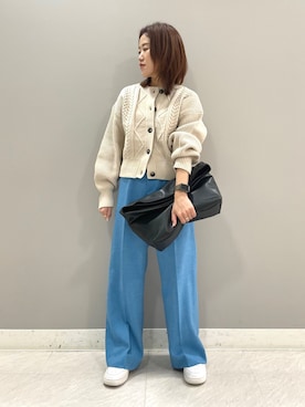 「イエベ」｜「アイテム（その他）」を使った、riiさん（レディース・151cm）の秋コーディネート