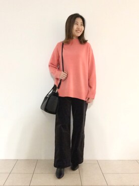 「インディヴィ」｜「アイテム（ブーツ）」を使った、tsuttyiさん（レディース・156cm）の冬コーディネート
