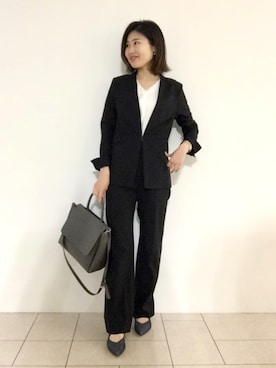 「インディヴィ」｜「アイテム（ハンドバッグ）」を使った、tsuttyiさん（レディース・156cm）の夏コーディネート