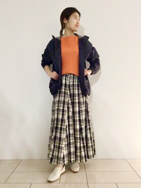 「軽量アウター」｜tsuttyiさん（レディース・156cm）の春コーディネート