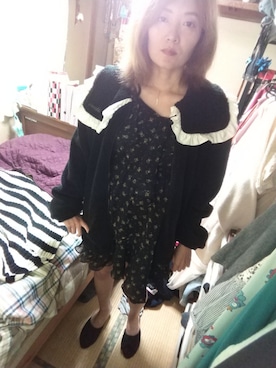 「WEGO（ウィゴー）のアイテム（ジャケット/アウター）」を使った、ほりいかなさん（レディース・164cm）の冬コーディネート