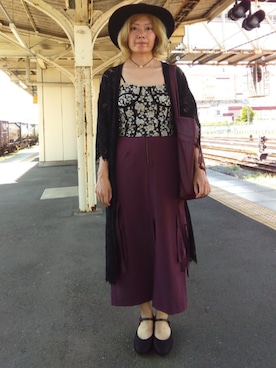 「夏」｜「アイテム（ジャケット/アウター）」を使った、ほりいかなさん（レディース・164cm）の夏コーディネート