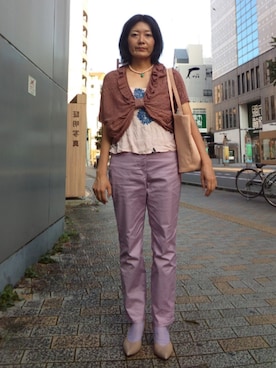 「FOREVER 21（フォーエバー トゥエンティーワン）のアイテム」を使った、ほりいかなさん（レディース・164cm）の秋コーディネート