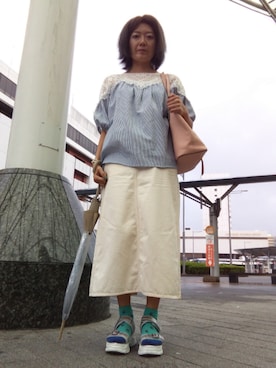 「FOREVER 21（フォーエバー トゥエンティーワン）のアイテム」を使った、ほりいかなさん（レディース・164cm）の秋コーディネート