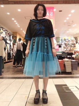 「アイテム（パンプス）」を使った、ほりいかなさん（レディース・164cm・30代）の夏コーディネート