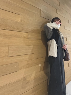 「NEUNA（ヌナ）のアイテム（ワンピース/ドレス、その他）」を使った、kii621さん（レディース・158cm）の冬コーディネート
