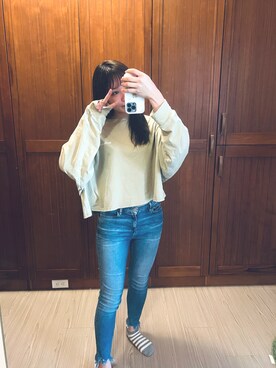 Ungrid アングリッド のtシャツ カットソー グリーン系 を使った人気ファッションコーディネート Wear
