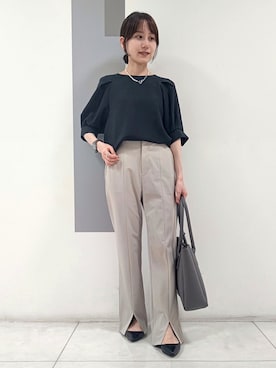「袖ボリューム」｜「アイテム（その他）」を使った、itoさん（レディース・148cm）の夏コーディネート