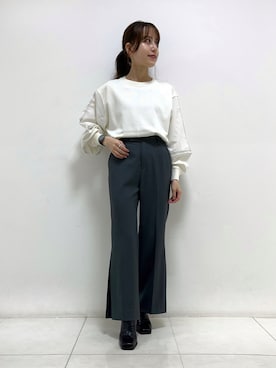 「袖ボリューム」｜「アイテム（その他）」を使った、itoさん（レディース・148cm）の秋コーディネート