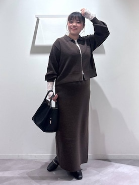 「GLOBAL WORK（グローバルワーク）のアイテム（ワンピース）」を使った、めいめいさん（レディース・160cm）の秋コーディネート