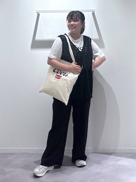 「GLOBAL WORK（グローバルワーク）のアソートヘアゴム/130519（ヘアゴム）」を使った、めいめいさん（レディース・160cm）の夏コーディネート