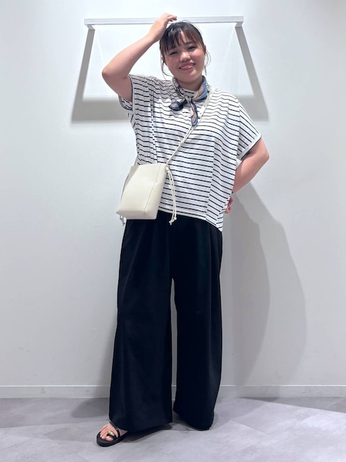 45R シルクバンダナのパッチワーク チュニック anuke アンヌーク 2025SpringSummer トップス Patchwork Lace