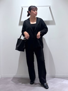 「キャミソール」｜めいめいさん（レディース・160cm・20代）の秋コーディネート
