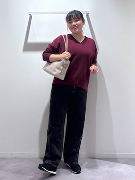 「アイテム（スウェット）」を使った、めいめいさん（レディース・160cm・20代）の秋コーディネート