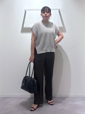 「アイテム（ボストンバッグ）」を使った、めいめいさん（レディース・160cm・20代）の夏コーディネート