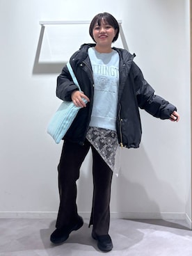 「アイテム（ストール/ショール）」を使った、めいめいさん（レディース・160cm・20代）の秋コーディネート