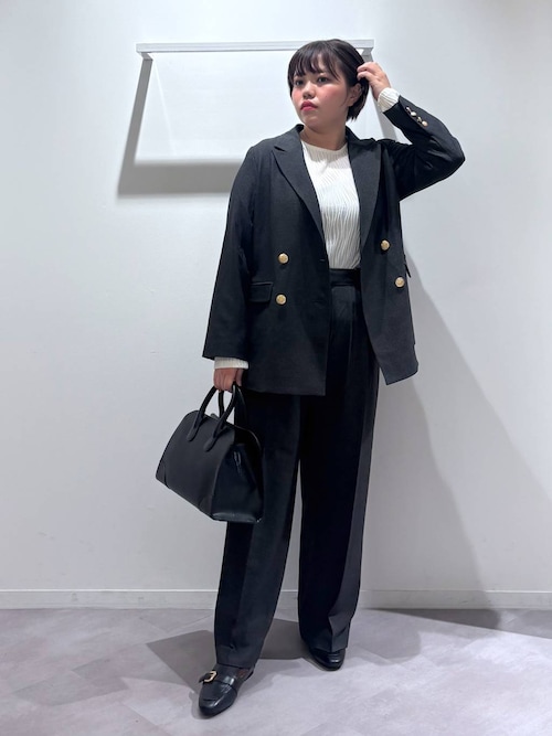 MATINEE LINE/ナミナミストライプ長袖プルオーバー/583880（Tシャツ