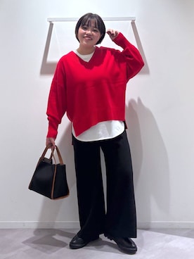 「アイテム（ダウンジャケット/コート）」を使った、めいめいさん（レディース・160cm）の秋コーディネート