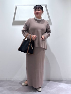 「GLOBAL WORK（グローバルワーク）のアイテム（ワンピース）」を使った、めいめいさん（レディース・160cm）の秋コーディネート