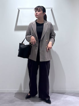 「アイテム（つなぎ/オールインワン）」を使った、めいめいさん（レディース・160cm）の夏コーディネート