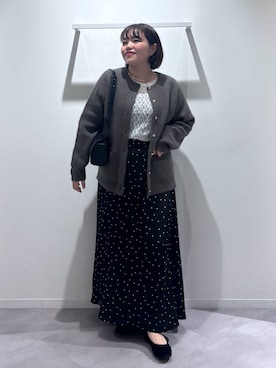 「GLOBAL WORK（グローバルワーク）のアイテム（バレエシューズ）」を使った、めいめいさん（レディース・160cm）の秋コーディネート