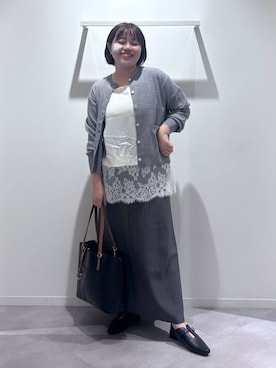 「GLOBAL WORK（グローバルワーク）のアイテム（パンプス）」を使った、めいめいさん（レディース・160cm）の秋コーディネート
