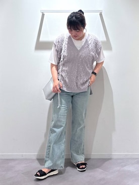 「アイテム（サンダル）」を使った、めいめいさん（レディース・160cm・20代）の夏コーディネート