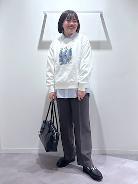 めいめいさん（レディース・160cm）の冬コーディネート