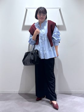 「GLOBAL WORK（グローバルワーク）のアイテム（パンプス）」を使った、めいめいさん（レディース・160cm）の秋コーディネート