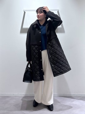 「アイテム（ステンカラーコート）」を使った、めいめいさん（レディース・160cm・20代）の秋コーディネート