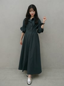 OPEN COLLAR F/F OP｜ワンピース | ELENDEEK （エレンディーク）公式通販