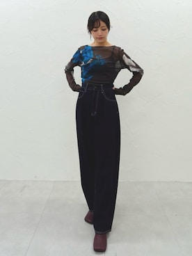 ERIKAさん（レディース・161cm）の秋コーディネート