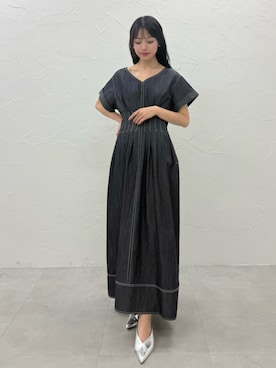 「ELENDEEK（エレンディーク）のアイテム」を使った、ERIKAさん（レディース・161cm）の春コーディネート