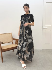 PAINTING PATTERN CAMI OP｜エレンディーク（ELENDEEK）アウトレット